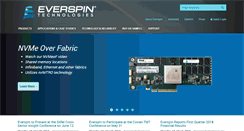 Desktop Screenshot of everspin.com